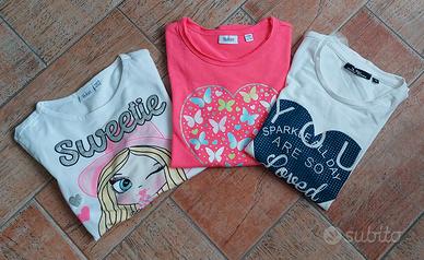 Set 3 maglie manica lunga 7/8 anni