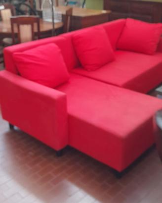 Divano letto rosso