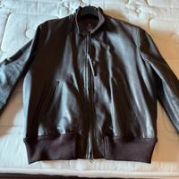 Giubbotto A.C. Spalding & Bross in pelle Tg. XXL