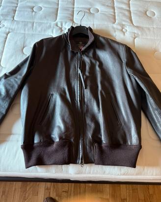 Giubbotto A.C. Spalding & Bross in pelle Tg. XXL