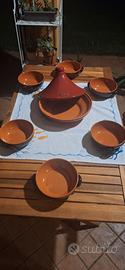 Tajine Piral+coperchio+ ciotole