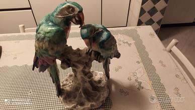 Pappagalli ceramica