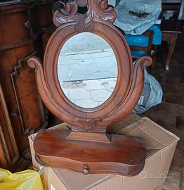 specchiera con cassetto, vintage