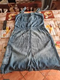 Vestito salopette di jeans