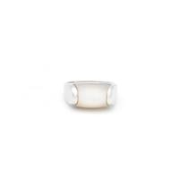 Anello Bulgari Tronchetto in oro bianco