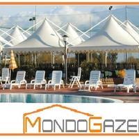 6x6 Gazebo Moon copertura fissa pagoda CE ignifugo