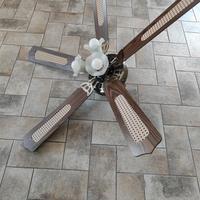 lampadario con ventilatore 
