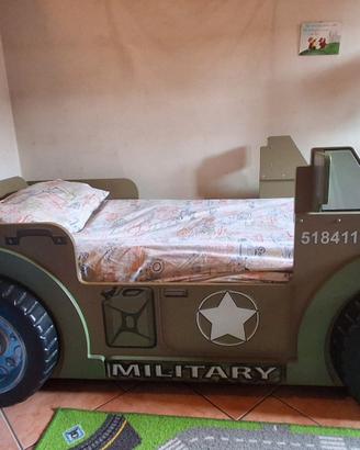Letto per bambini ragazzi Jeep