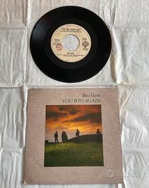 "You Win Again" dei Bee Gees  vinile 45 giri