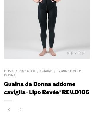 guaina post liposuzione originale revee