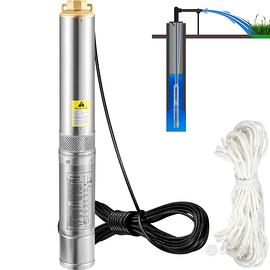 Pompa d'Acqua Sommergibile 750W Flusso 100L/min