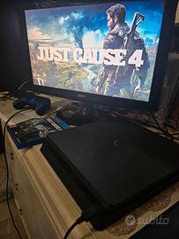 PlayStation 4 slim da 1TB,15 giochi più cuffie Pla