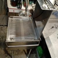 barbecue a legna carbonella acciaio inox 