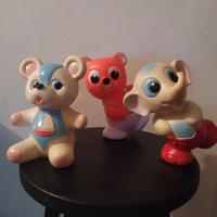 3 pupazzi ledra plastic