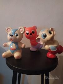 3 pupazzi ledra plastic