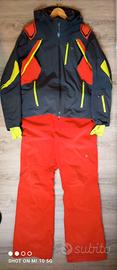 TUTA SCI COMPLETO GIACCA PANTALONE SPYDER
