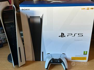 PS5 DISCO PARI AL NUOVO+SCATOLA E ACCESSORI