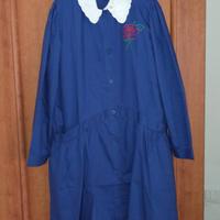 Grembiule scuola per bimba 10 anni - Blu navy