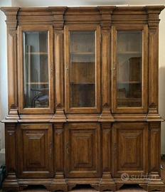 Vetrina / Libreria in Legno Massello