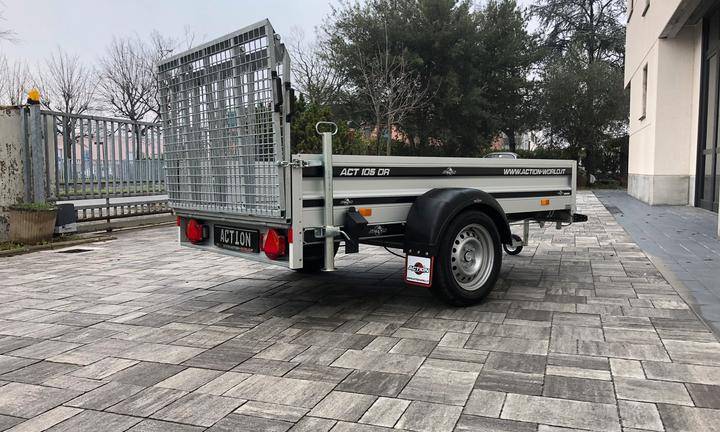 Rimorchio trasporto cose/quad/tagliaerba