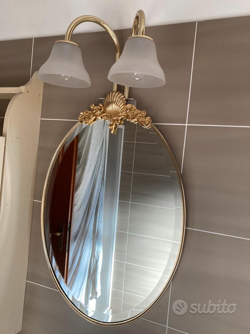 Specchio bagno con lampade - Arredamento e Casalinghi In vendita a Monza e  della Brianza