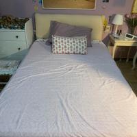 Letto contenitore una piazza e mezza con materasso