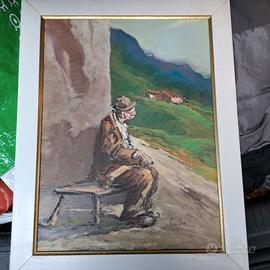 olio su tela ..pittore Frezza