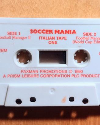Commodore 64 / 128 cassetta con giochi del calcio