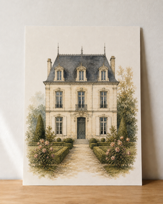 Maison della Valle della Loira – poster A3