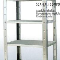 Scaffale inox da cucina 4 ripiani