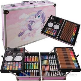 Valigia colori unicorno