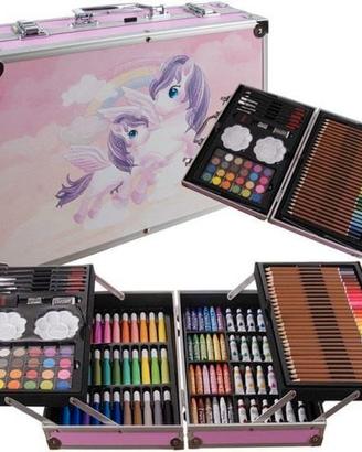 Valigia colori unicorno