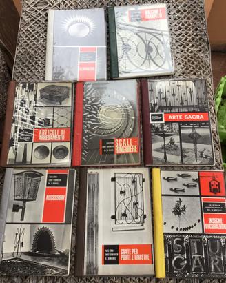 8 volumi Alba Editrice ferro battuto 1970