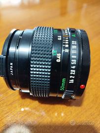 obbiettivo  Canon FD 50 mm 1:14.