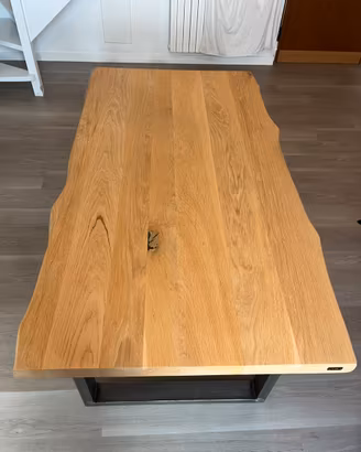 Tavolo in legno massello castagno