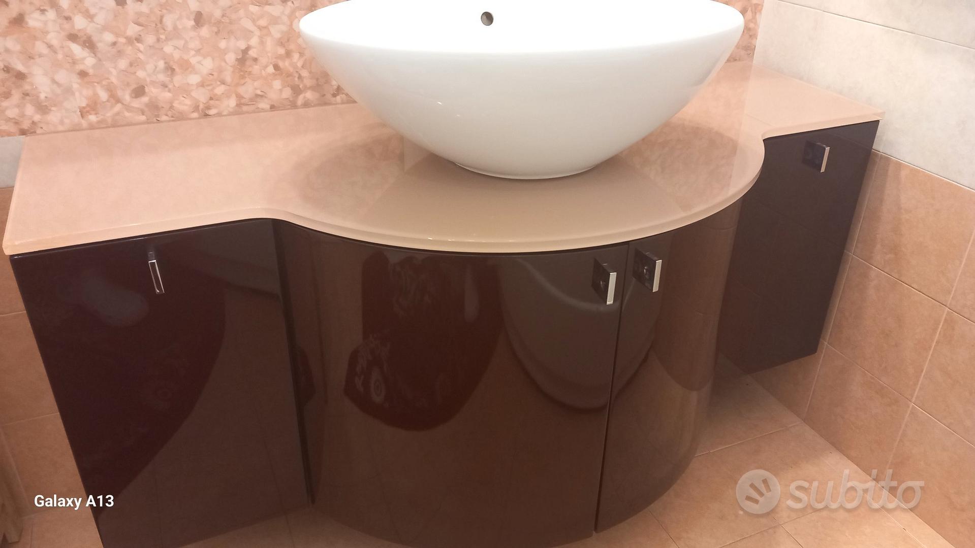 Lavandino bagno appoggio design lavabo piletta - Arredamento e Casalinghi  In vendita a Barletta-Andria-Trani