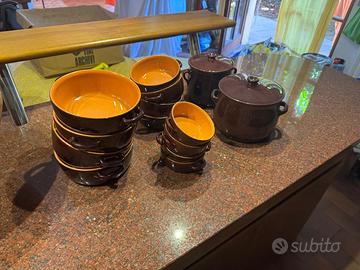 Pentole in ceramica cioè di coccio