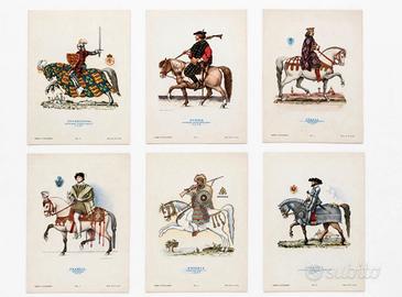 Tavole d’epoca Armi e Cavalieri