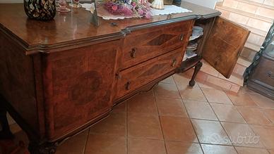 Sala pranzo + cassapanca in rovere fine '800