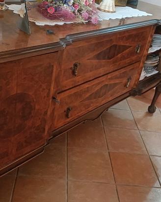Sala pranzo + cassapanca in rovere fine '800
