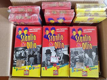 25 VHS nuovi Stanlio & Ollio