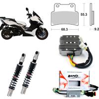 Kymco Xciting 400 ricambi batteria cinghia filtro