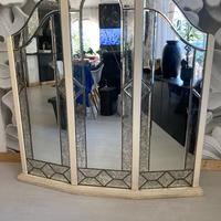 Paravento Separe’ stile liberty bianco