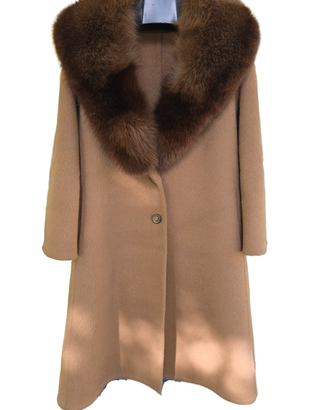 Cappotto misto alpaca lana - tessuto Loro Piana