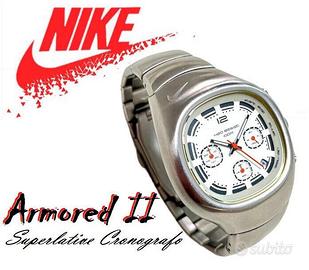 Nike Triax Armored II Orologio nuovo in metallo 