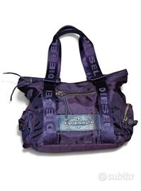 DIESEL purple vintage Y2k Utility Shoulder bag 