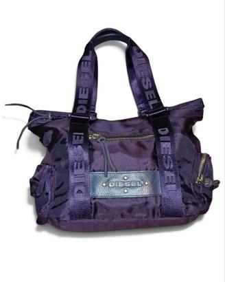 DIESEL purple vintage Y2k Utility Shoulder bag 