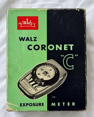 Walz Coronet C esposimetro vintage Made in Japan