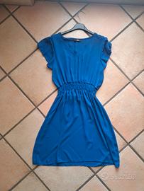 Vestito estivo corto blu - Aké
