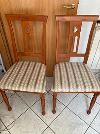 Sedie in legno